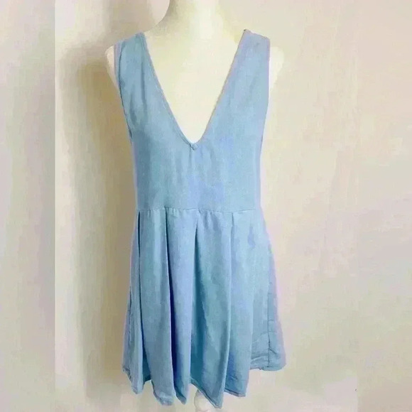 Tobi GISELLE BLUE MINI SHIFT DRESS - Picture 4 of 11